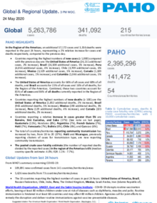 PAHO COVID-19 Daily Update: 24 May 2020 