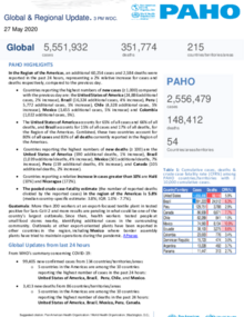 PAHO COVID-19 Daily Update: 27 May 2020 