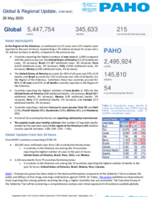 PAHO COVID-19 Daily Update: 26 May 2020