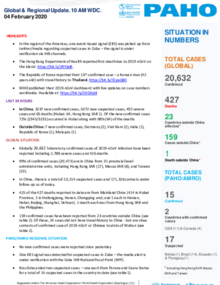 PAHO COVID-19 Daily Update: 4 February 2020