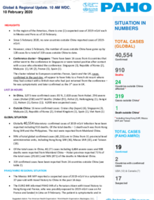 PAHO COVID-19 Daily Update: 10 February 2020