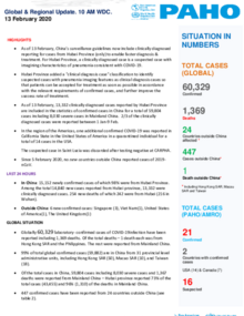 PAHO COVID-19 Daily Update: 13 February 2020