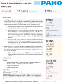PAHO COVID-19 Daily Update: 11 March 2020 
