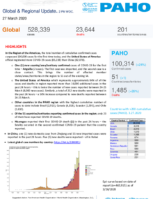 PAHO COVID-19 Daily Update: 27 March 2020 