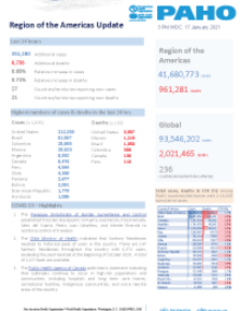 PAHO COVID-19 Daily Update: 17 January 2021