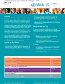 Health and Climate Change: Country profile 2017 - Jamaica 