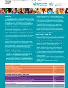 Health and Climate Change: Country profile 2015 - Mexico