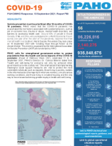 COVID-19 - PAHO/WHO Response, Report 59 (10 September 2021)