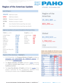 PAHO COVID-19 Daily Update: 30 December 2020