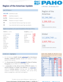 PAHO COVID-19 Daily Update: 26 February 2021