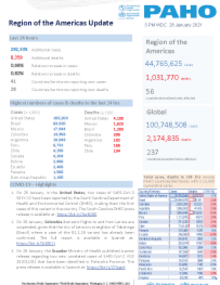 PAHO COVID-19 Daily Update: 28 January 2021
