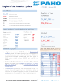  PAHO COVID-19 Daily Update: 4 January 2021