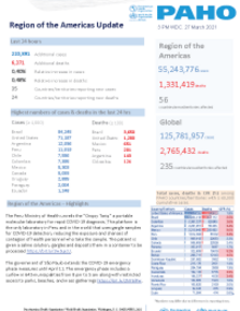 PAHO COVID-19 Daily Update: 27 March 2021