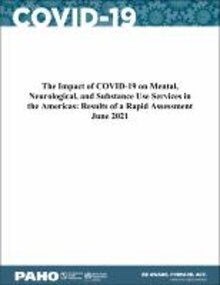 The Impact of COVID-19 on Mental, Neurological and Substance Use Services in the Americas: Results of a Rapid Assessment, June 2021