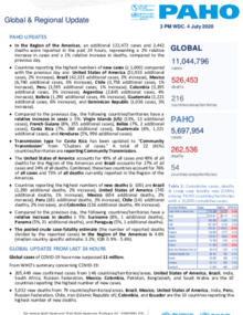 PAHO COVID-19 Daily Update: 4 July 2020 