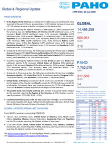 PAHO COVID-19 Daily Update: 20 July 2020