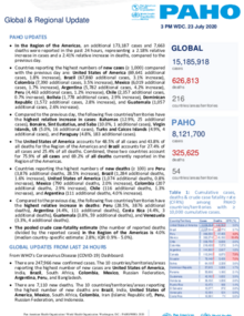 PAHO COVID-19 Daily Update: 23 July 2020
