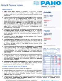 PAHO COVID-19 Daily Update: 24 July 2020