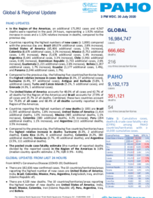 PAHO COVID-19 Daily Update: 30 July 2020