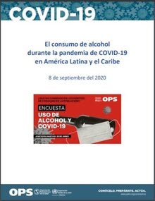 El consumo de alcohol durante la pandemia de COVID-19 en América Latina y el Caribe, 8 de septiembre del 2020