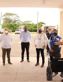 Corozal Community Hospital site visit 