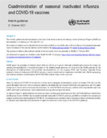 SAGE recommendations 