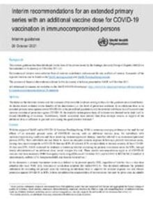 SAGE recommendations 