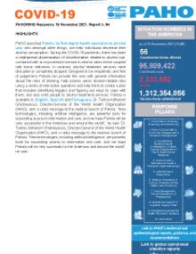 COVID-19 - PAHO/WHO Response, Report 64 (19 November 2021)