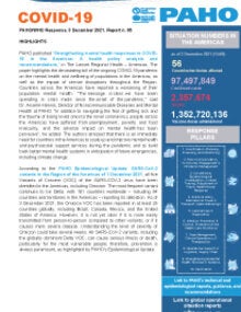 COVID-19 - PAHO/WHO Response, Report 65 (3 December 2021)
