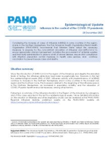 Epidemiological Update: Influenza - 28 December 2021