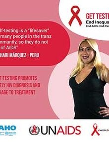 Social Media Postcard (Facebook / Instagram): Self-testing promotes timely HIV diagnosis and linkage to treatment