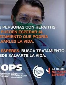 Tarjetas Postales para Redes Sociales: Las personas con hepatitis no pueden esperar...