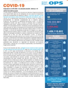 COVID-19 - Respuesta de la OPS/OMS Reporte 67 (31 de diciembre del 2021)