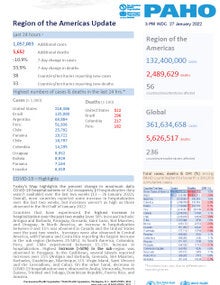 PAHO Daily COVID-19 Update- 27 January 2022