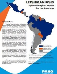 Leishmaniasis: Epidemiological Report of the Americas, No. 10 (December 2021) ﻿