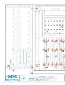 Huella SAAM modelo pabellón 