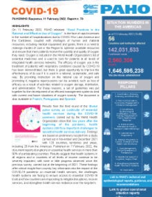 COVID-19 - PAHO/WHO Response, Report 70 (11 February 2022)