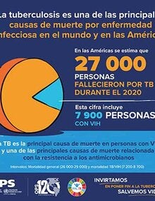 Infografía: La tuberculosis es una de las principales causas de muerte por enfermedad infecciosa en el mundo y en las Américas