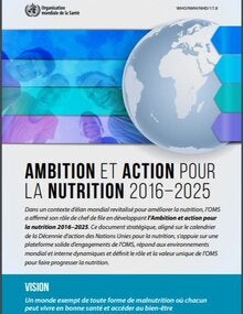 Ambition et action pour la nutrition : 2016-2025