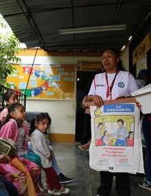 Educating the community about tuberculosis