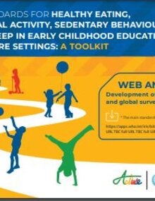 Standards for healthy eating, physical activity, sedentary behaviour and sleep in early childhood education and care settings: a toolkit: web annex: development of the standards and global survey questionnaire