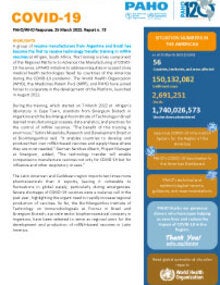 COVID-19 - PAHO/WHO Response, Report 73 ( April 1st, 2022)