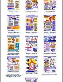 Folheto: Série de fichas técnicas sobre álcool e saúde 2021