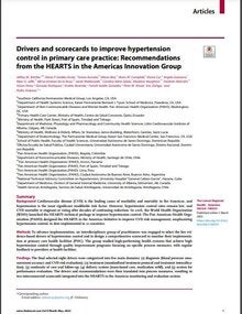 Drivers and scorecards to improve hypertension control in primary care practice: Recommendations from the HEARTS in the Americas Innovation Group - The Lancet Regional Health – Americas