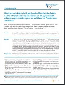 Diretrizes de 2021 da Organização Mundial da Saúde sobre o tratamento medicamentoso da hipertensão arterial: repercussões para as políticas na região das Américas