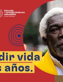 Tarjeta de redes sociales persona mayor añadir vida a los años