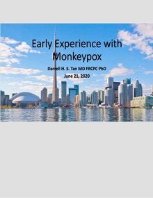 Presentation: Early Experience with Monkeypox