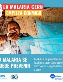 Tarjeta para redes sociales 7- Día contra la malaria en las Américas 2022