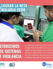 Tarjeta para redes sociales 5- Día contra la malaria en las Américas 2022