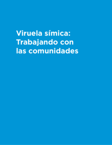 viruela sísmica: trabajando con las comunidades
